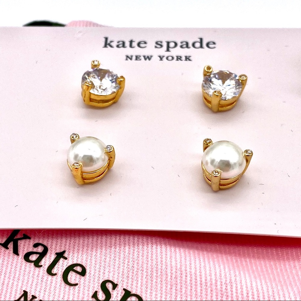 🎇HP🎇NWT Kate Spade Rise & Shine Earnings, Set of 2 - Picture 10 of 16